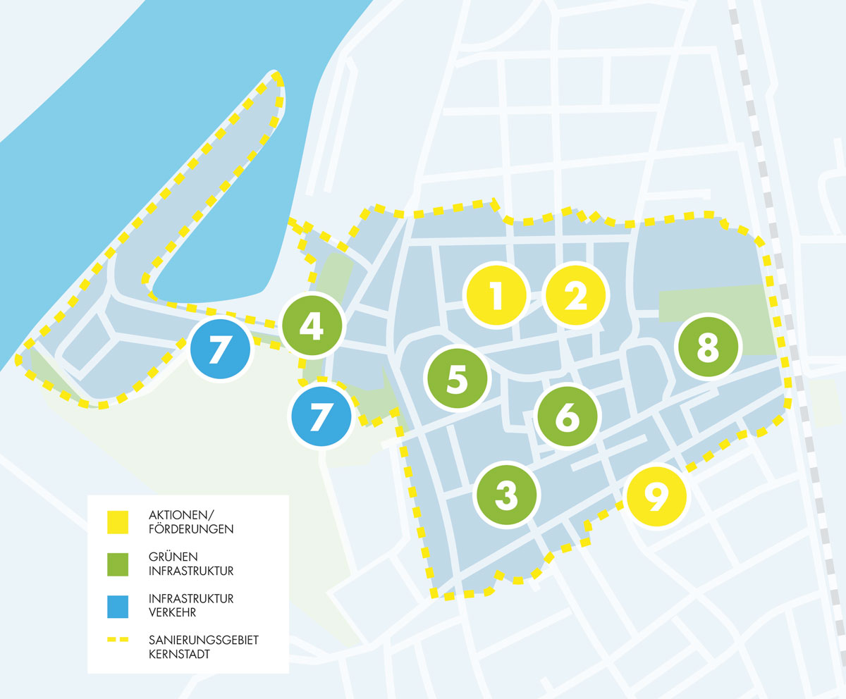 Interaktive Projektkarte